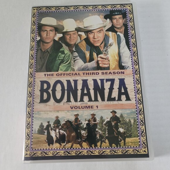 Bonanza: The Official Third Season Volume 1 DVD 1961/1962 FIVE DVD Set - Picture 1 of 13